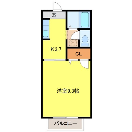 図景一丁目 徒歩5分 2階の物件間取画像